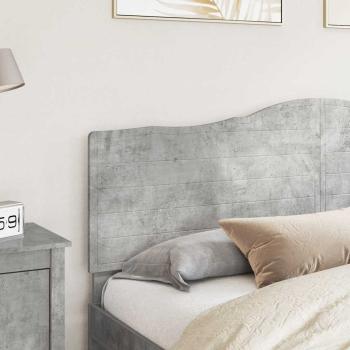 Kopfteil mit Kopfteil Beton Grau 200 cm Holzwerkstoff