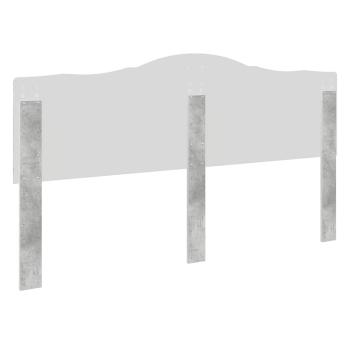 Kopfteil mit Kopfteil Beton Grau 200 cm Holzwerkstoff