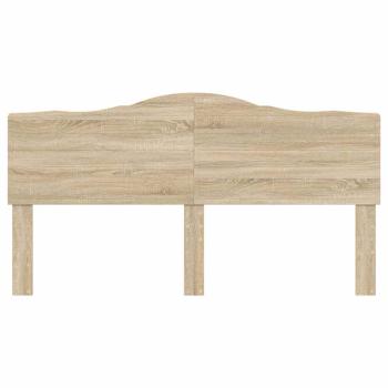 Kopfteil mit Kopfteil Sonoma-Eiche 180 cm Holzwerkstoff