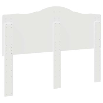 Kopfteil mit Kopfteil Weiß 140 cm Holzwerkstoff