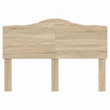 Kopfteil mit Kopfteil Sonoma-Eiche 140 cm Holzwerkstoff
