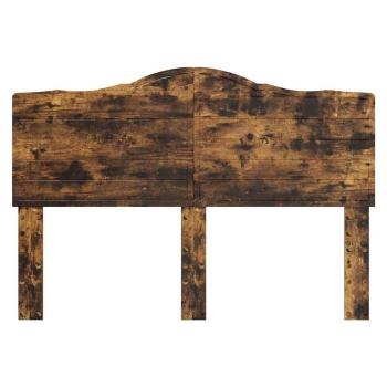 Kopfteil mit Kopfteil Geräucherte Eiche 140 cm Holzwerkstoff