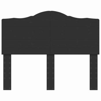 Kopfteil mit Kopfteil Schwarz Eichen-Optik 120 cm Holzwerkstoff