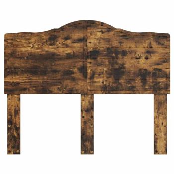 Kopfteil mit Kopfteil Geräucherte Eiche 120 cm Holzwerkstoff