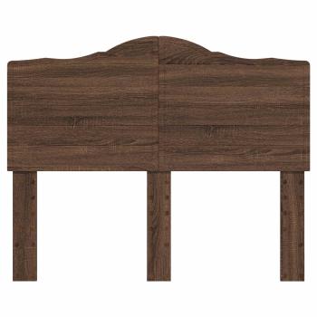 Kopfteil mit Kopfteil Braun Eichen-Optik 120 cm Holzwerkstoff