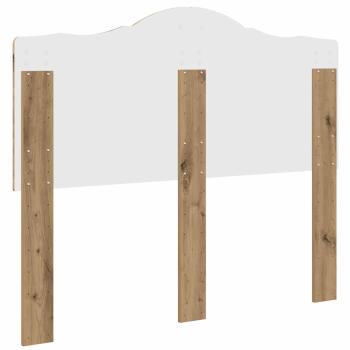 Kopfteil mit Kopfteil Artisan-Eiche 120 cm Holzwerkstoff