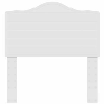 Kopfteil mit Kopfteil Weiß 100 cm Holzwerkstoff