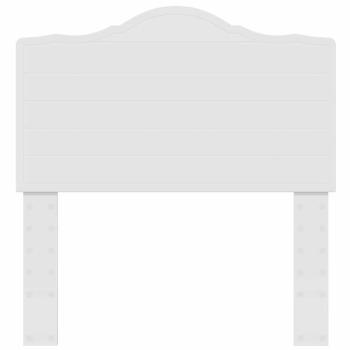 Kopfteil mit Kopfteil Weiß 90 cm Holzwerkstoff