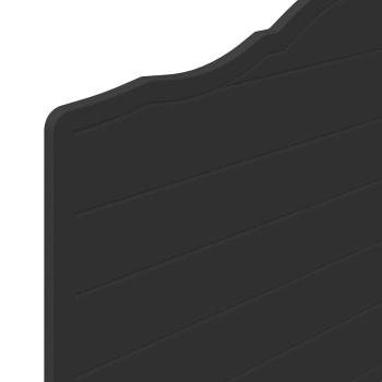 Kopfteil mit Kopfteil Schwarz Eichen-Optik 90 cm Holzwerkstoff