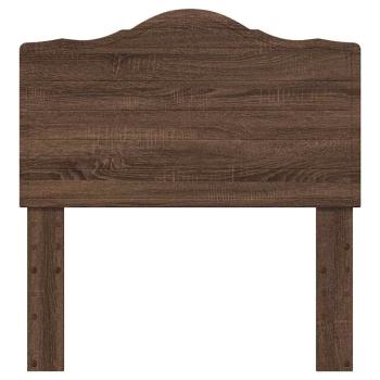 Kopfteil mit Kopfteil Braun Eichen-Optik 90 cm Holzwerkstoff