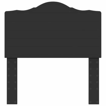 Kopfteil mit Kopfteil Schwarz Eichen-Optik 80 cm Holzwerkstoff