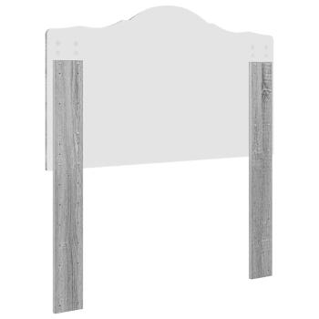 Kopfteil mit Kopfteil Graues Sonoma 75 cm Holzwerkstoff