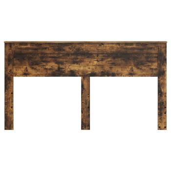 ARDEBO.de - Kopfteil mit Kopfteil Geräucherte Eiche 180 cm Holzwerkstoff