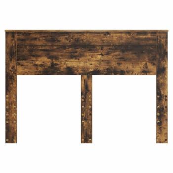 Kopfteil mit Kopfteil Geräucherte Eiche 160 cm Holzwerkstoff