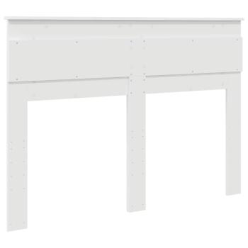 Kopfteil mit Kopfteil Weiß 150 cm Holzwerkstoff