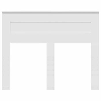 Kopfteil mit Kopfteil Weiß 135 cm Holzwerkstoff