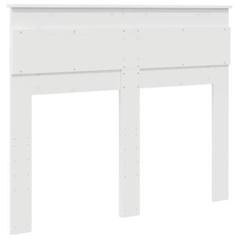 Kopfteil mit Kopfteil Weiß 135 cm Holzwerkstoff