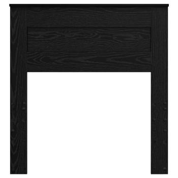 Kopfteil mit Kopfteil Schwarz Eichen-Optik 100 cm Holzwerkstoff