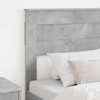 Kopfteil Beton Grau Holzwerkstoff