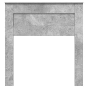 Kopfteil Beton Grau Holzwerkstoff