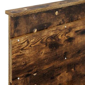 Kopfteil mit Kopfteil Geräucherte Eiche 90 cm Holzwerkstoff