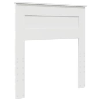 Kopfteil mit Kopfteil Weiß 80 cm Holzwerkstoff