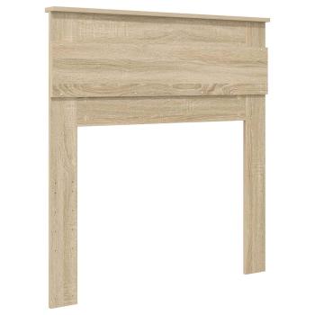 Kopfteil mit Kopfteil Sonoma-Eiche 80 cm Holzwerkstoff