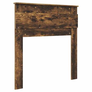 Kopfteil mit Kopfteil Geräucherte Eiche 80 cm Holzwerkstoff
