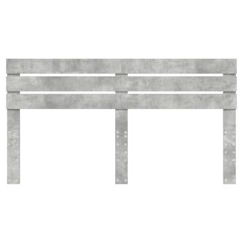 Kopfteil mit Kopfteil Beton Grau 200 cm Holzwerkstoff
