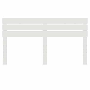 Kopfteil mit Kopfteil Weiß 180 cm Holzwerkstoff