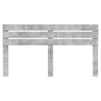 Kopfteil mit Kopfteil Beton Grau 180 cm Holzwerkstoff
