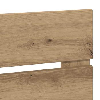Kopfteil mit Kopfteil Artisan-Eiche 180 cm Holzwerkstoff