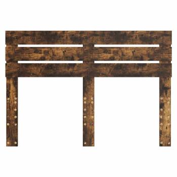 Kopfteil mit Kopfteil Geräucherte Eiche 160 cm Holzwerkstoff