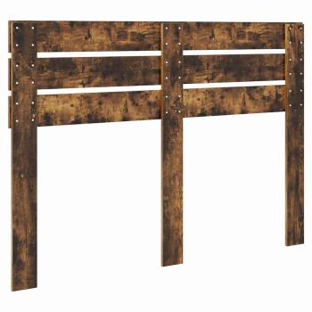 Kopfteil mit Kopfteil Geräucherte Eiche 160 cm Holzwerkstoff
