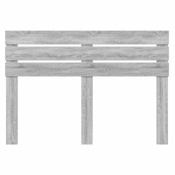 Kopfteil mit Kopfteil Graues Sonoma 150 cm Holzwerkstoff