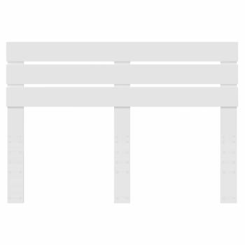 Kopfteil mit Kopfteil Weiß 140 cm Holzwerkstoff