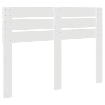 Kopfteil mit Kopfteil Weiß 140 cm Holzwerkstoff