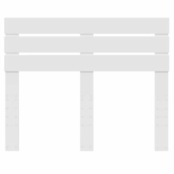 Kopfteil mit Kopfteil Weiß 135 cm Holzwerkstoff