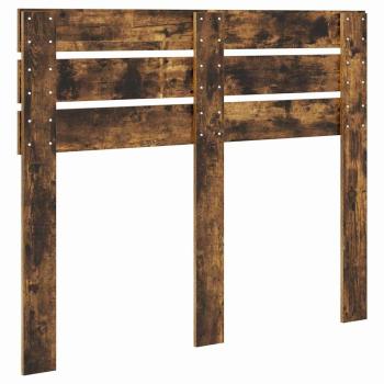 Kopfteil mit Kopfteil Geräucherte Eiche 120 cm Holzwerkstoff