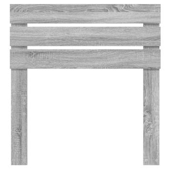 Kopfteil mit Kopfteil Graues Sonoma 100 cm Holzwerkstoff