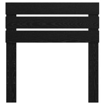 Kopfteil mit Kopfteil Schwarz Eichen-Optik 90 cm Holzwerkstoff