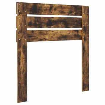 Kopfteil mit Kopfteil Geräucherte Eiche 90 cm Holzwerkstoff