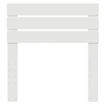 Kopfteil mit Kopfteil Weiß 80 cm Holzwerkstoff