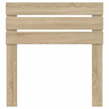 Kopfteil mit Kopfteil Sonoma-Eiche 75 cm Holzwerkstoff