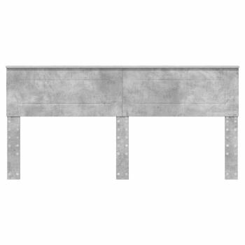 Kopfteil mit Kopfteil Beton Grau 200 cm Holzwerkstoff