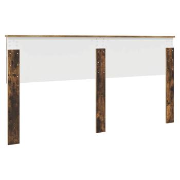 Kopfteil mit Kopfteil Geräucherte Eiche 200 cm Holzwerkstoff