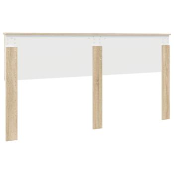 Kopfteil mit Kopfteil Sonoma-Eiche 180 cm Holzwerkstoff