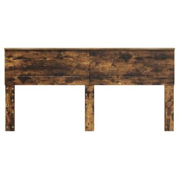 Kopfteil mit Kopfteil Geräucherte Eiche 180 cm Holzwerkstoff