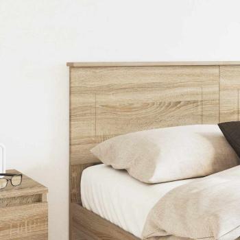Kopfteil mit Kopfteil Sonoma-Eiche 160 cm Holzwerkstoff