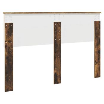 Kopfteil mit Kopfteil Geräucherte Eiche 160 cm Holzwerkstoff